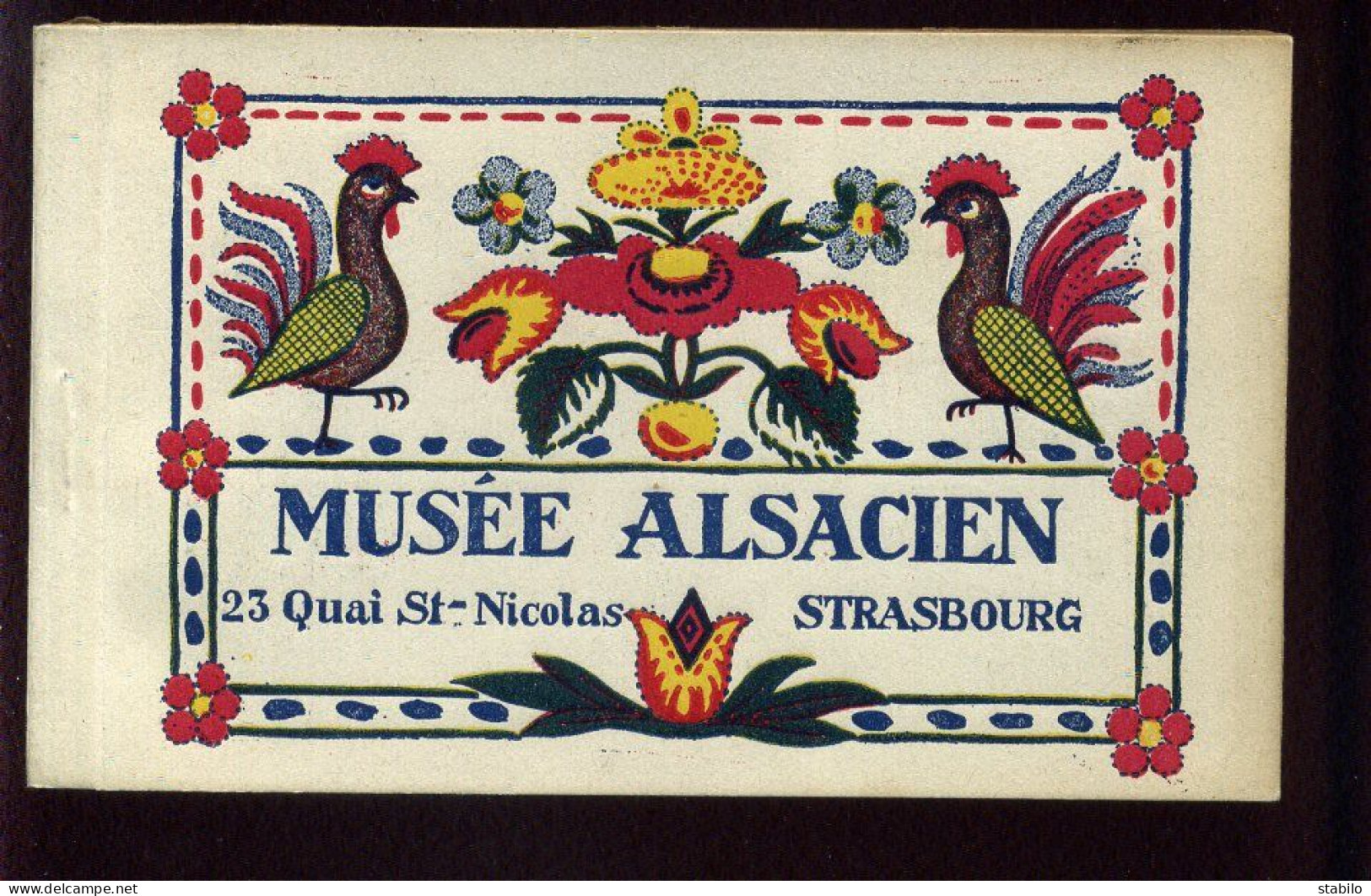 67 - STRASBOURG - MUSEE ALSACIEN, 23 QUAI ST-NICOLAS - CARNET DE 20 CARTES - Strasbourg