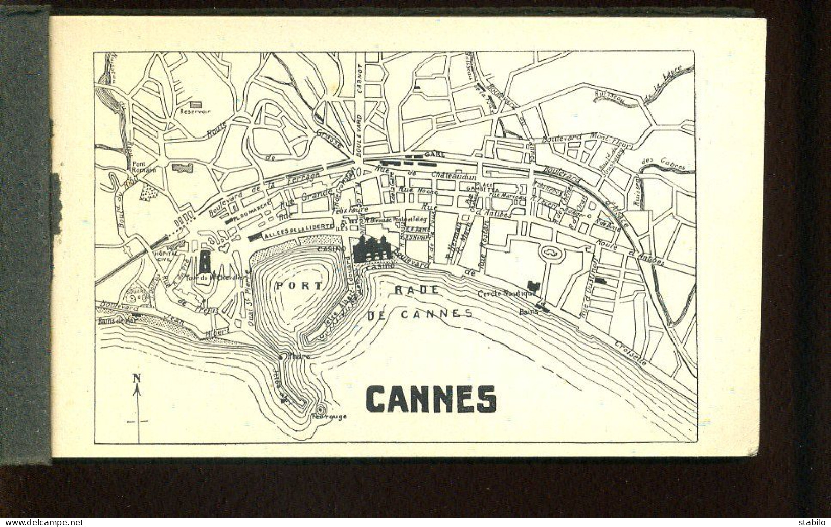 06 - CANNES - CARNET DE 24 CARTES  - PLAN - Cannes