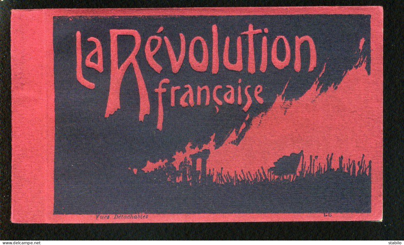 LA REVOLUTION FRANCAISE - TABLEAUX - CARNET DE 19 CARTES FORMAT 9X14  - Histoire