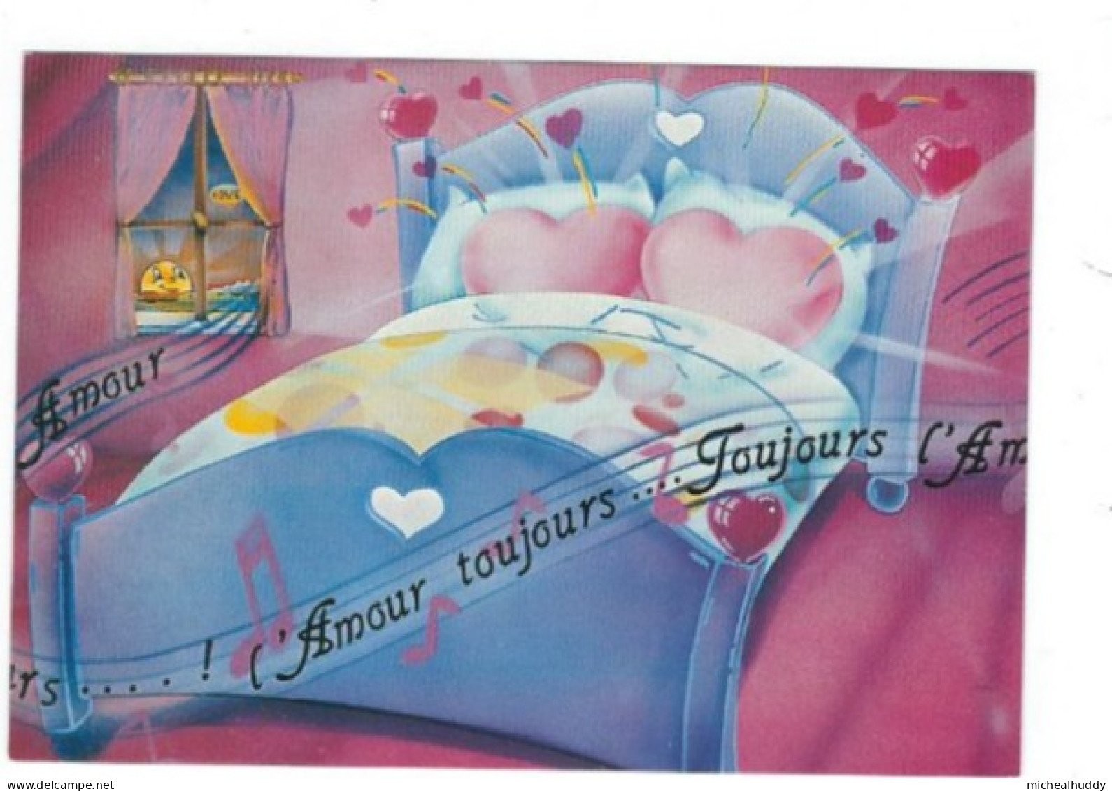 PUBL BY EDITIONS NUGERON  ILLUSTRATEURS SERIES TOUJOUTS L'AMOUR  BY BRUNO NUGERON CARD NO H  323 - Contemporary (from 1950)