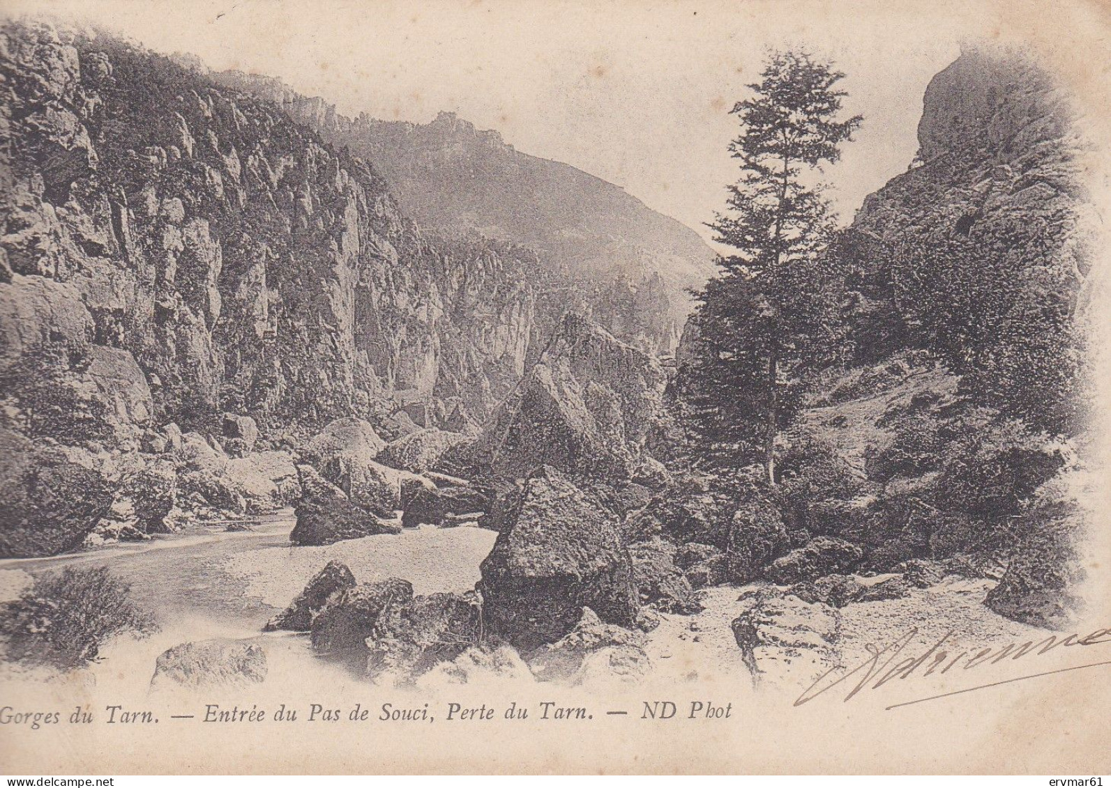 48 - GORGES DU TARN - Entrée Du Pas De Souci - Perte Du Tarn - Gorges Du Tarn