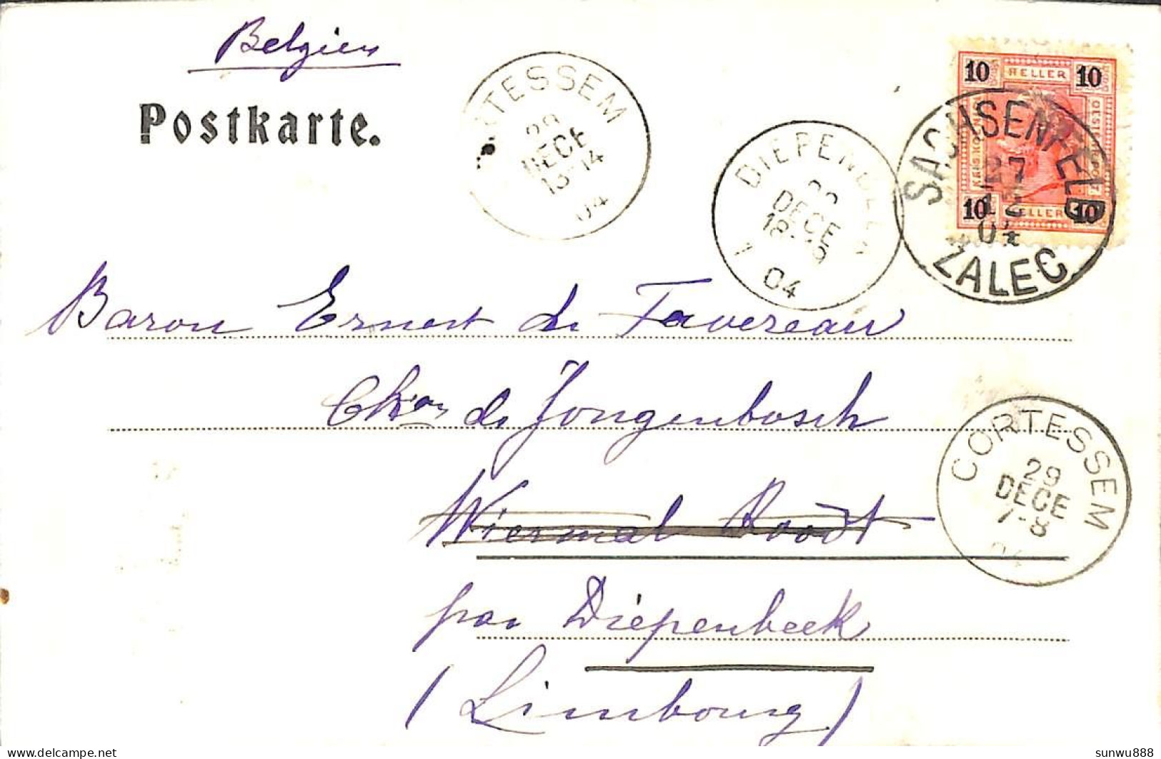 Slovenia - Cilli - Kaiser Josef Denkmal (Verlag Fritz Rasch 1904) - Slovénie