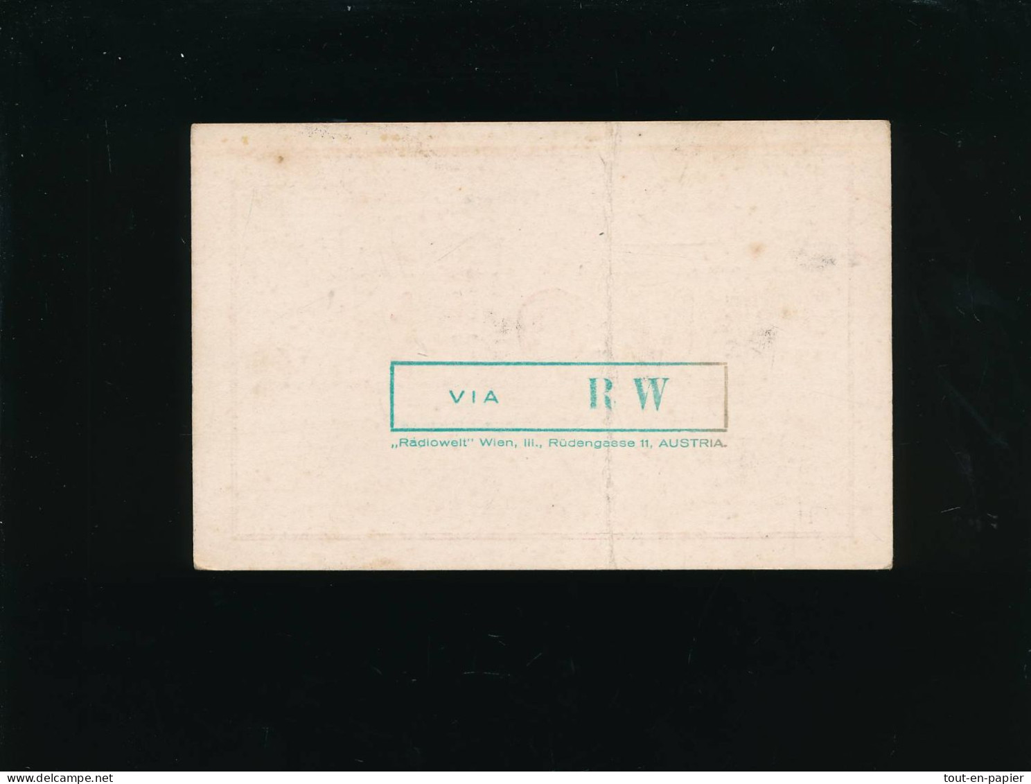 QSL Carte Radio - Austria Autriche   1929 Willy Blaschek - Amateurfunk