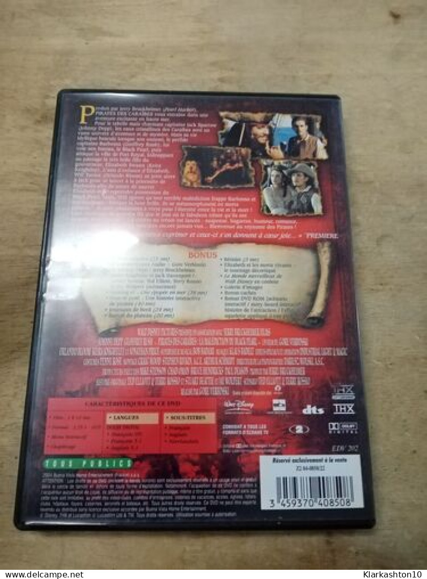 DVD Film - Pirates De Caraïbes - La Malédiction Du Black Pearl - Other & Unclassified
