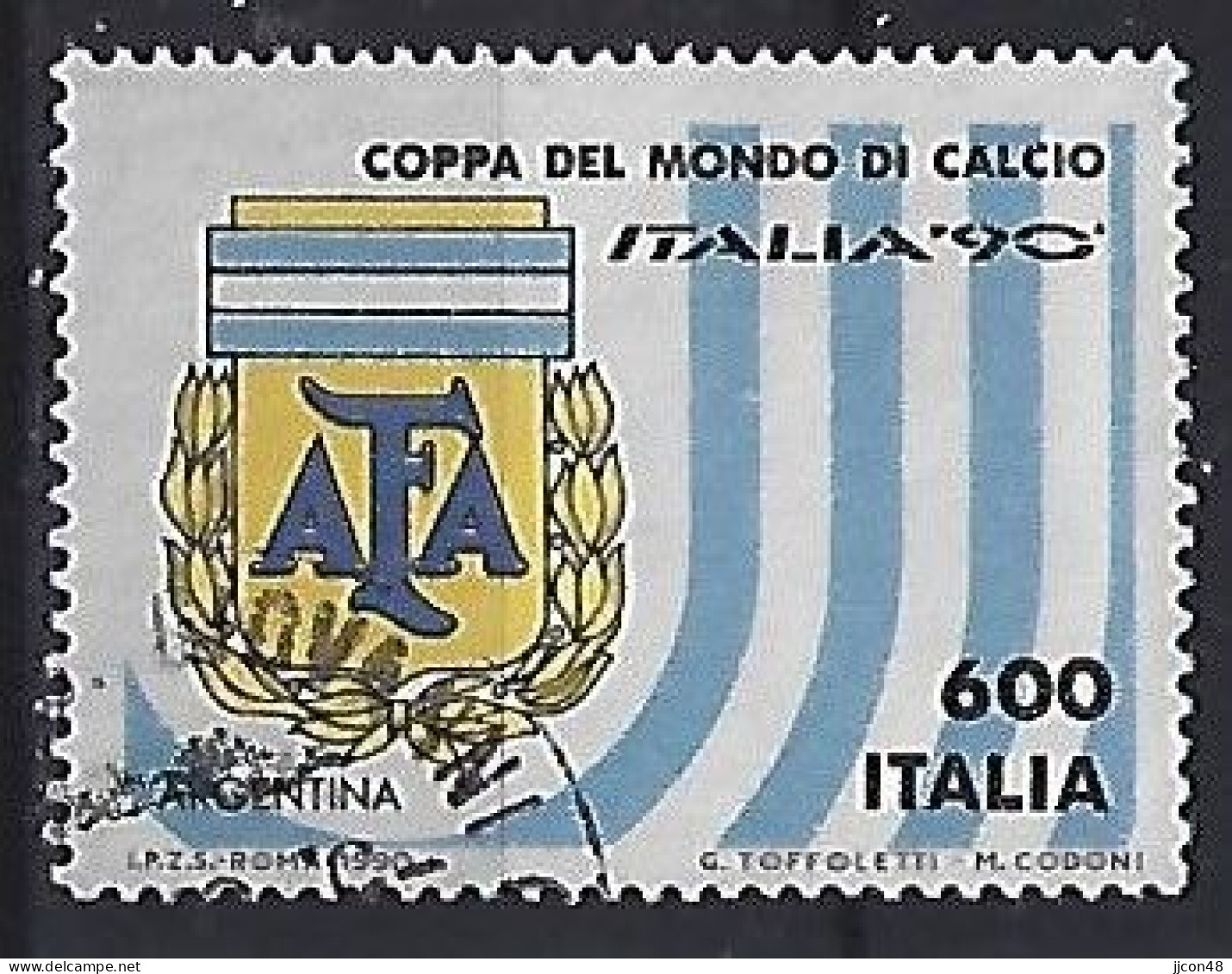 Italy 1990  Fussball-Weltmeisterschaft  (o) Mi.2111 - 1981-90: Oblitérés