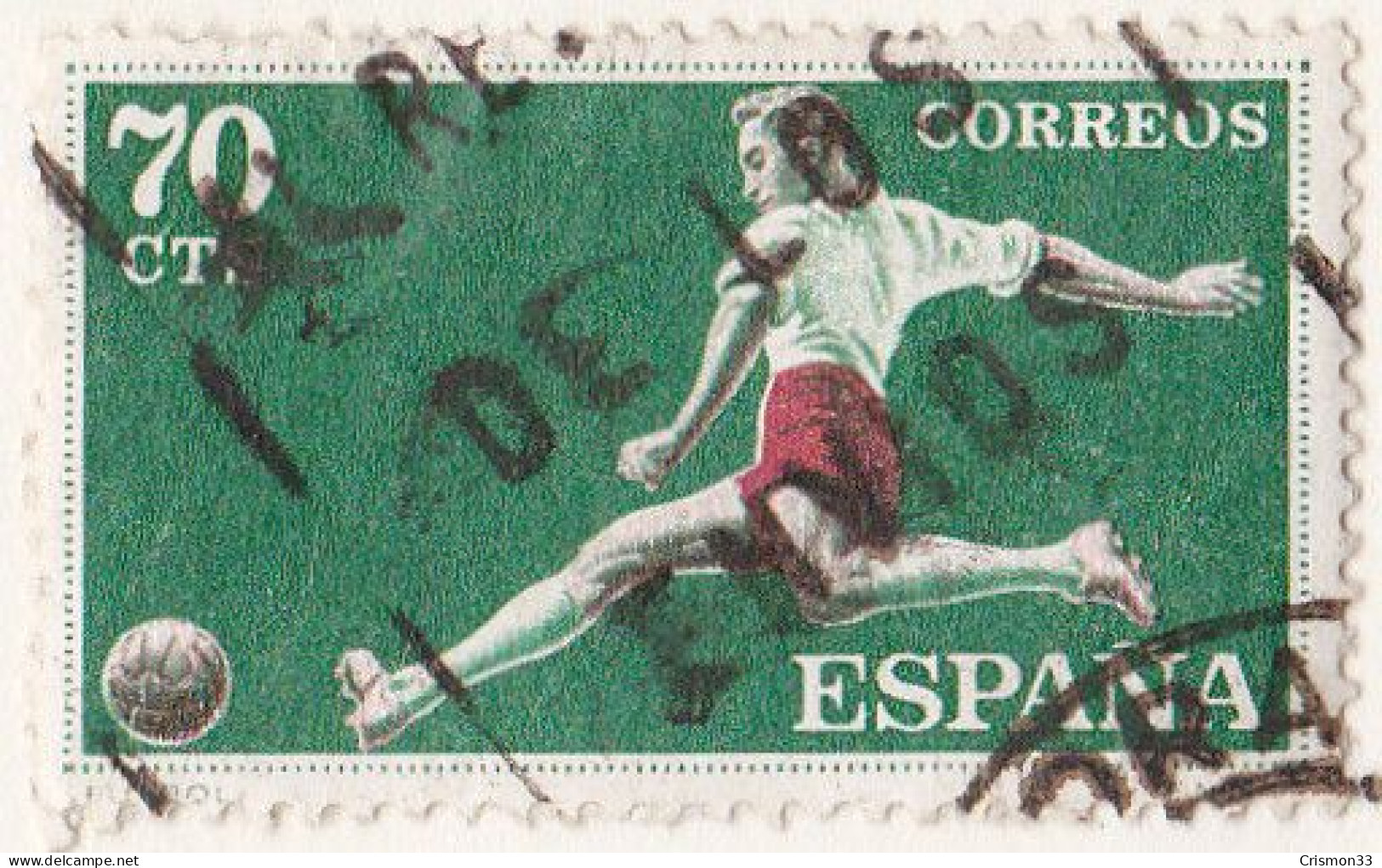 1960 - ESPAÑA - DEPORTES - FUTBOL - EDIFIL 1308 - Used Stamps