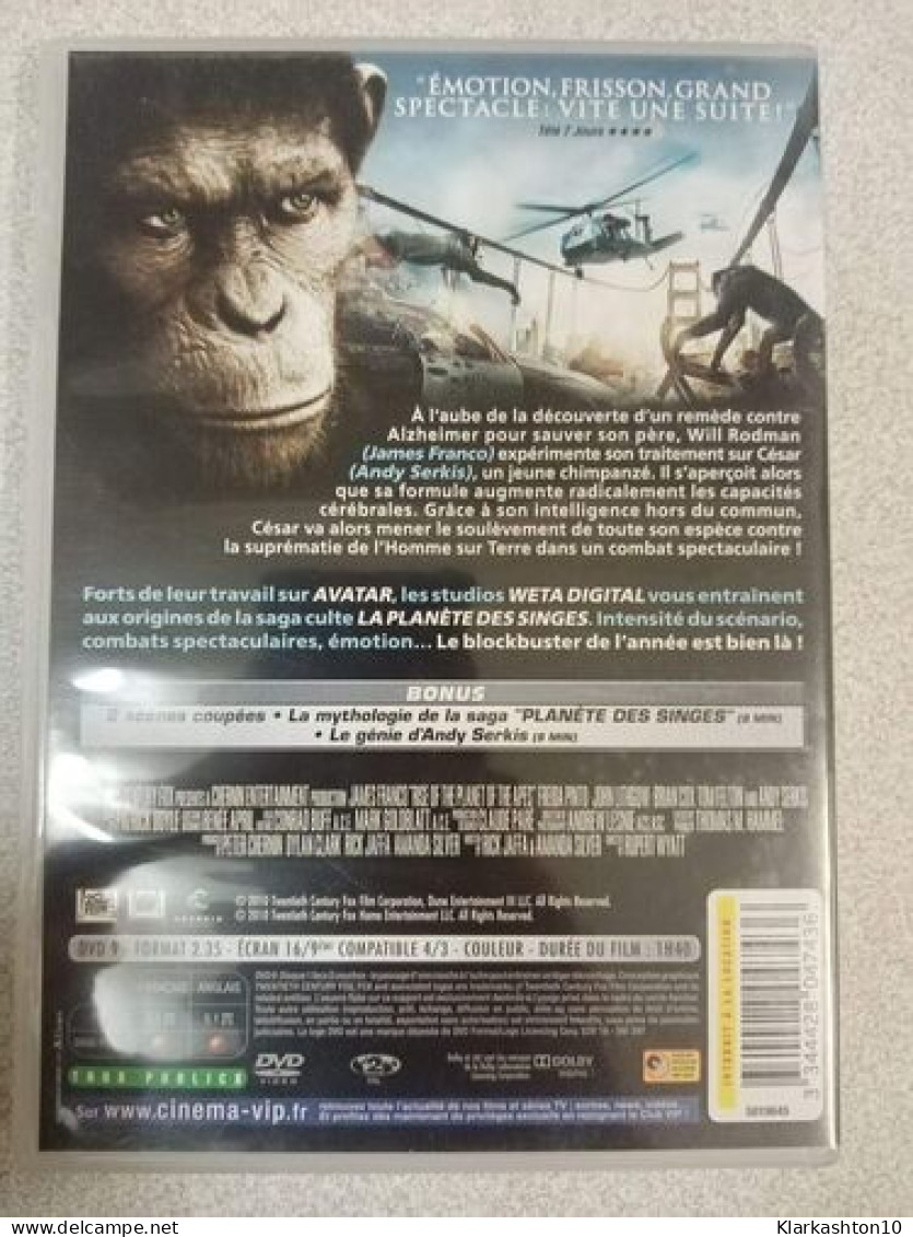 DVD - La Planète Des Singes : Les Origines - Other & Unclassified