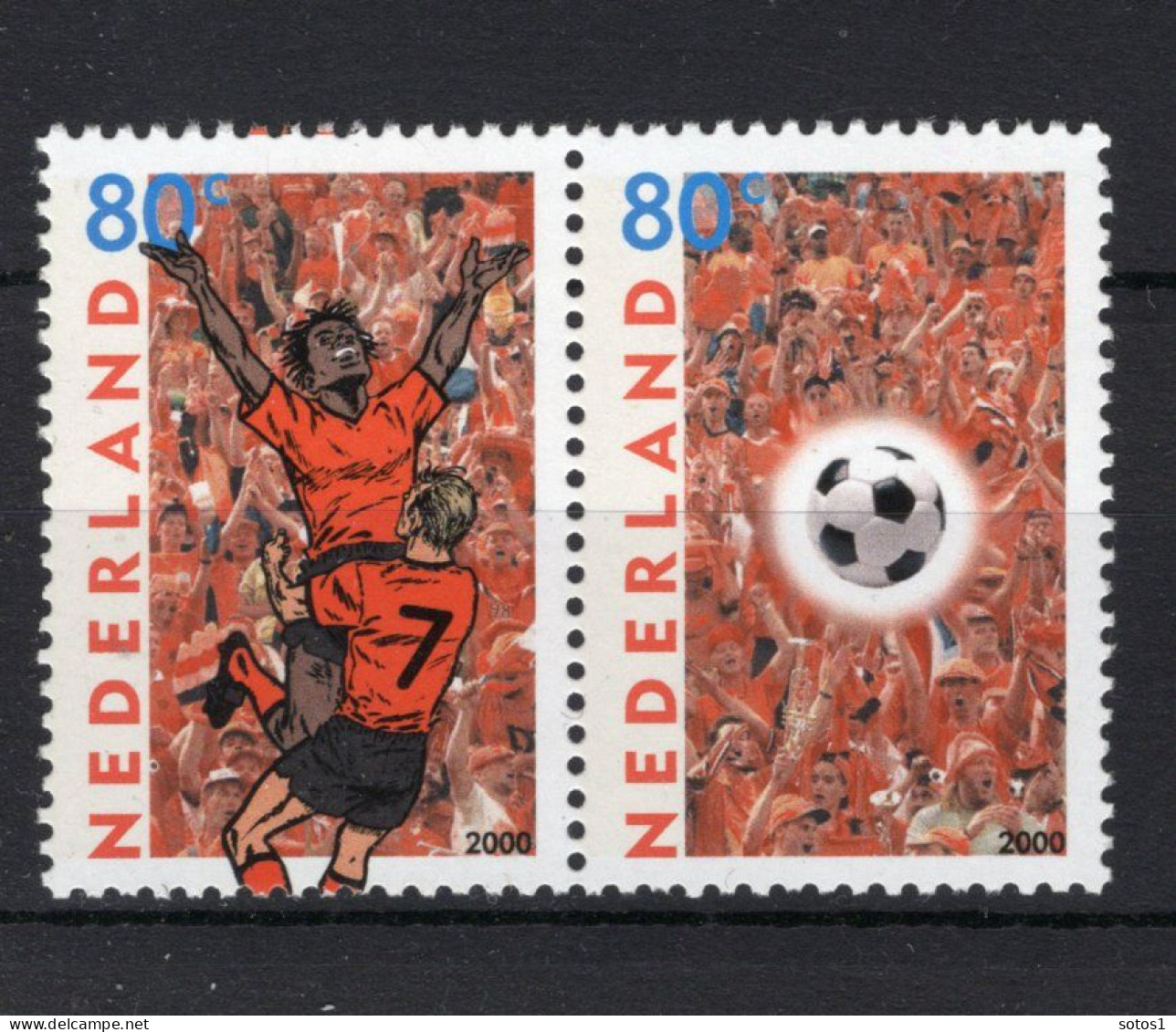 NEDERLAND 1888/1889 MNH 2000 - EK Voetbal - Unused Stamps