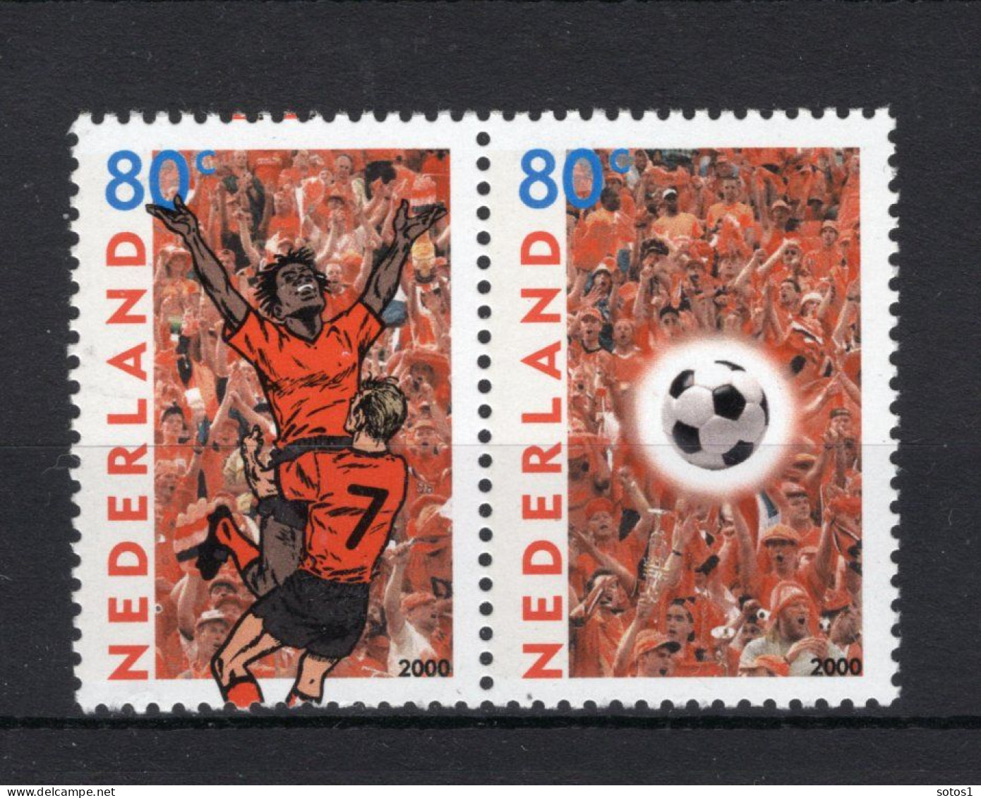 NEDERLAND 1888/1889 MNH 2000 - EK Voetbal -1 - Unused Stamps