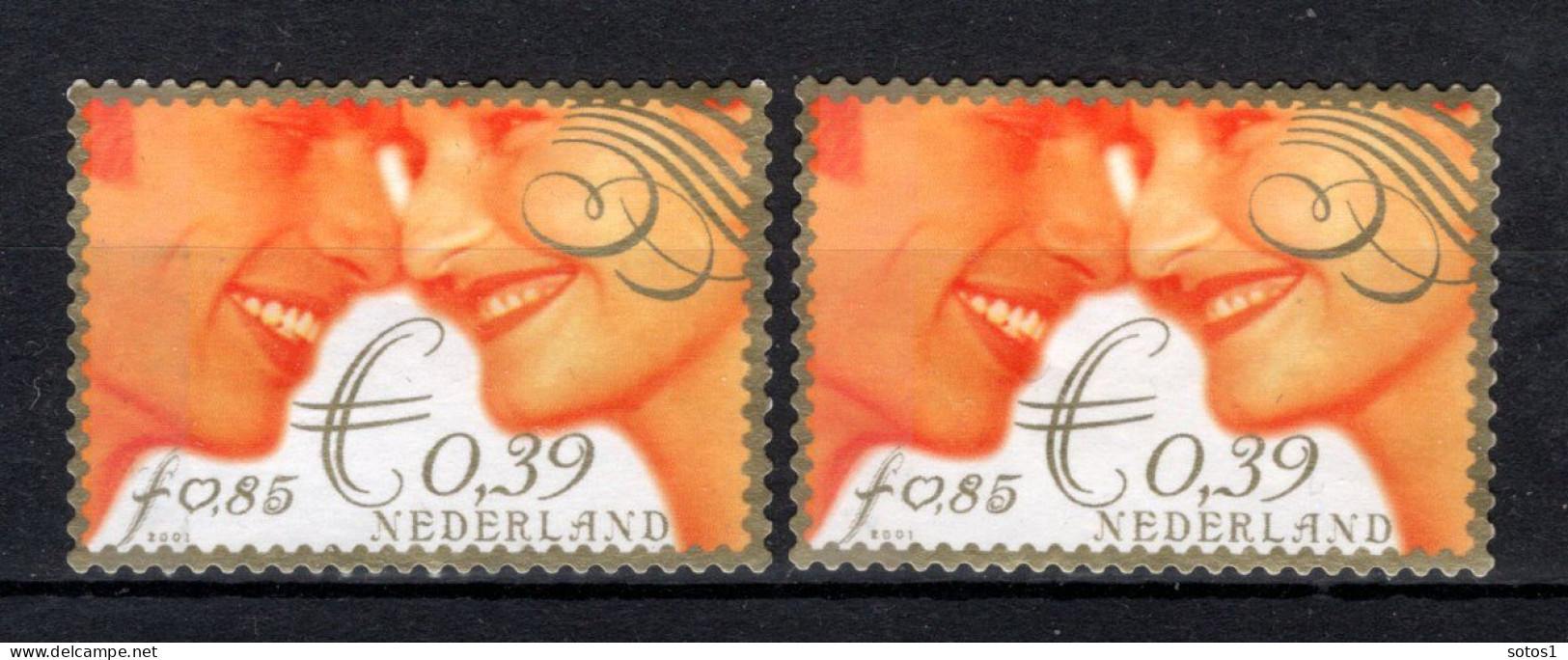 NEDERLAND 1986 (*) Zonder Gom 2001 - Huwelijkszegel - Unused Stamps