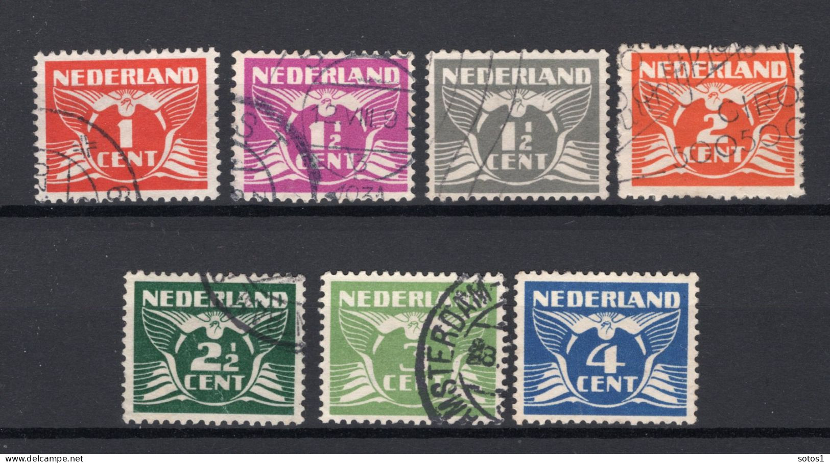 NEDERLAND 170/176 Gestempeld 1926-1935 - Vliegende Duif -1 - Oblitérés
