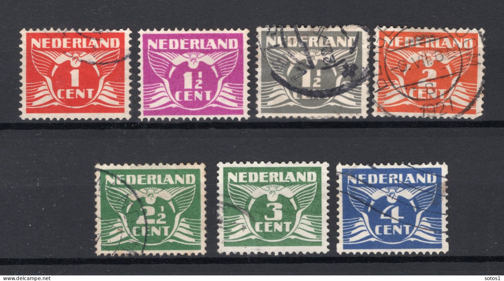 NEDERLAND 170/176 Gestempeld 1926-1935 - Vliegende Duif -2 - Oblitérés