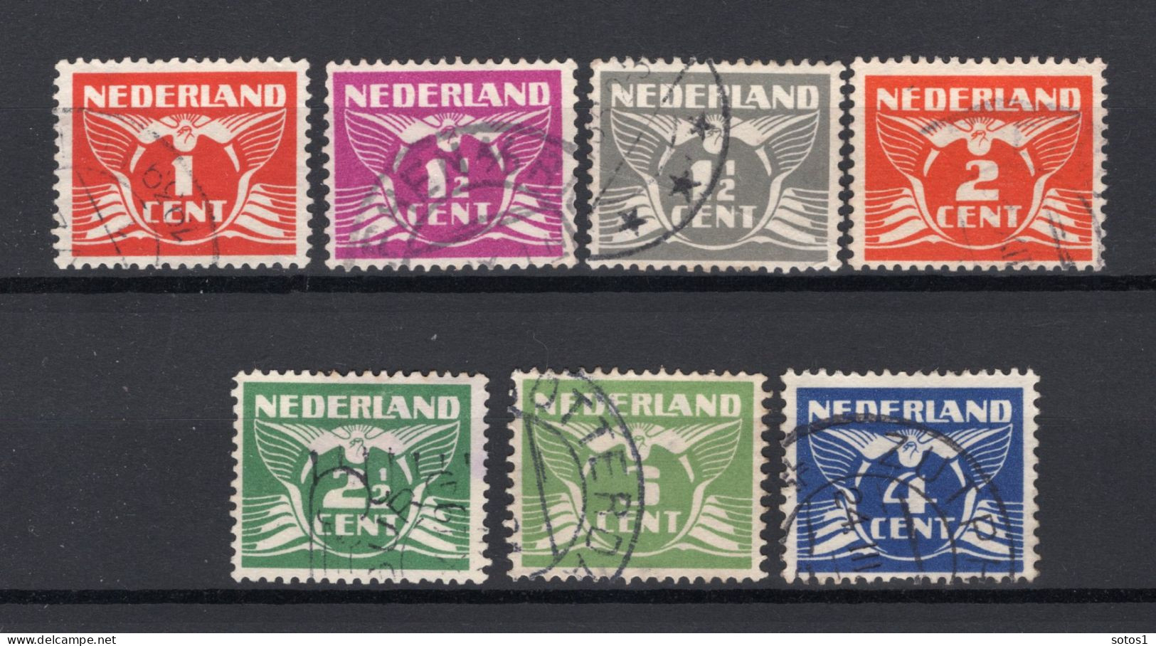 NEDERLAND 170/176 Gestempeld 1926-1935 - Vliegende Duif -3 - Used Stamps
