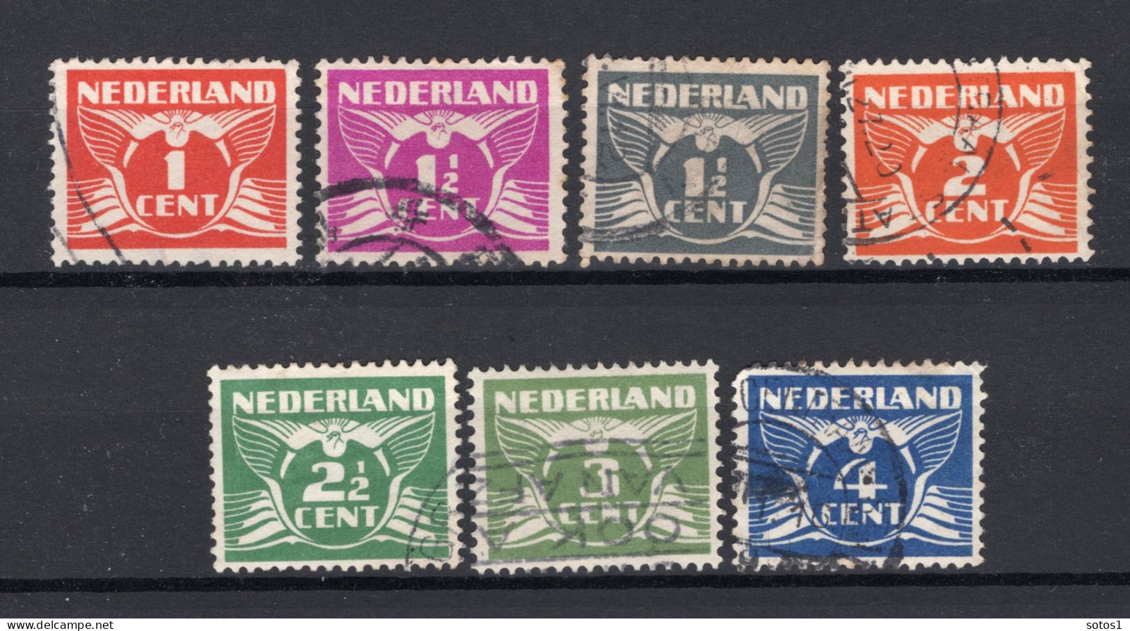 NEDERLAND 170/176 Gestempeld 1926-1935 - Vliegende Duif - Used Stamps