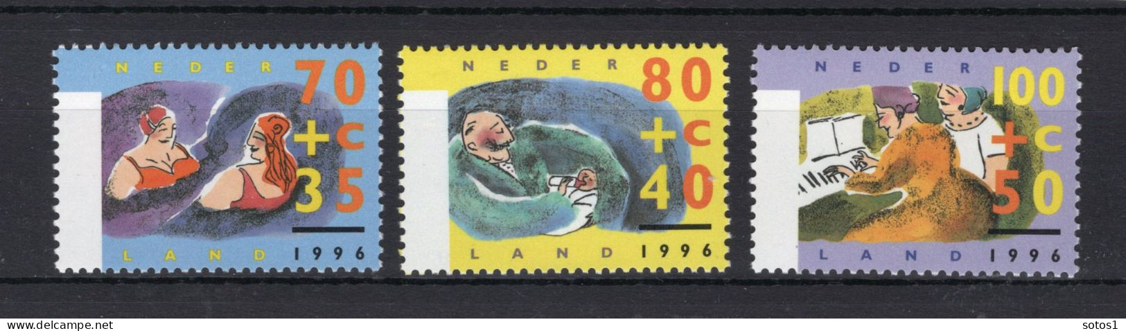 NEDERLAND 1673/1675 MNH 1996 - Zomerzegels - Unused Stamps