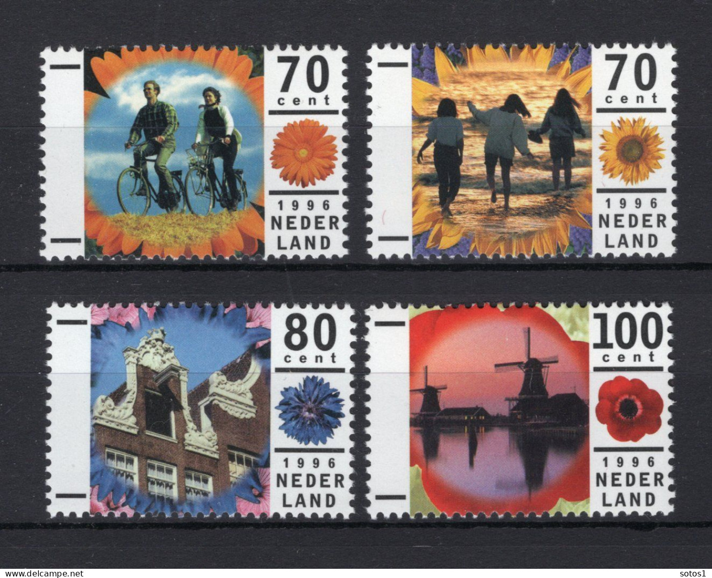 NEDERLAND 1678/1681 MNH 1996 - Vakantie - Unused Stamps