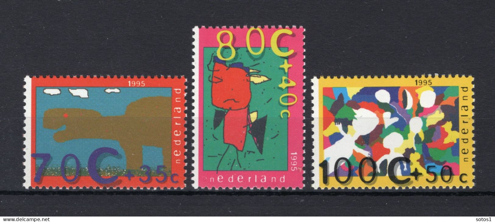 NEDERLAND 1658/1660 MNH 1995 - Kinderzegels -2 - Unused Stamps