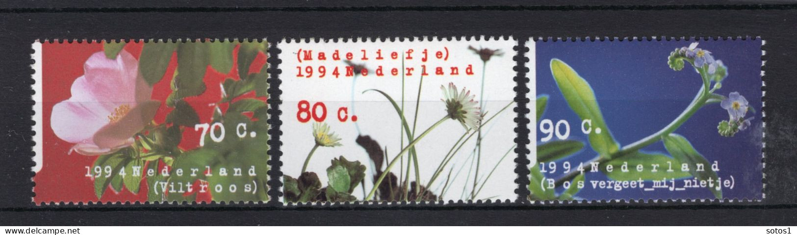 NEDERLAND 1601/1603 MNH 1994 - Natuur En Milieu, Bloemen - Unused Stamps