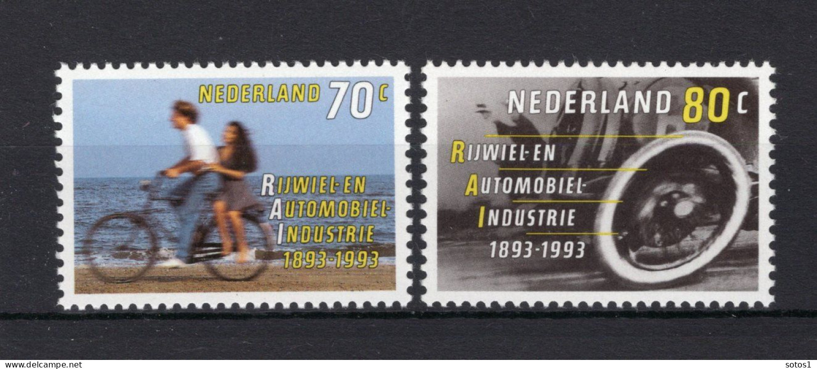 NEDERLAND 1544/1545 MNH 1993 - 100 Jaar Vereniging RAI - Unused Stamps