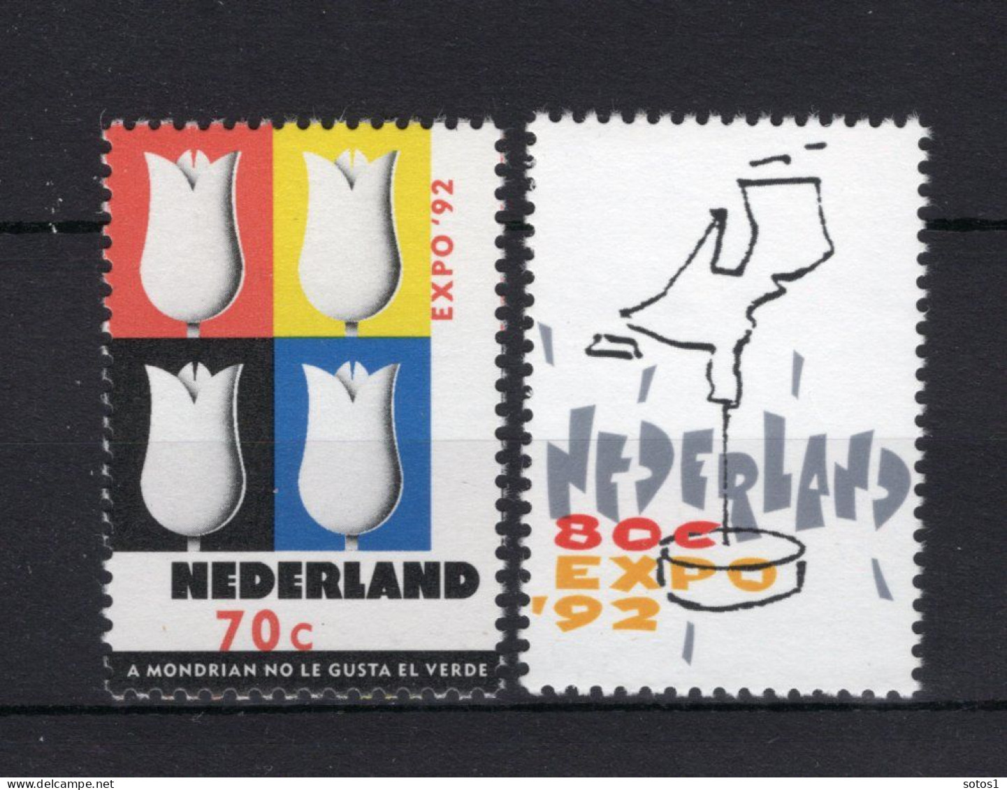 NEDERLAND 1518/1519 MNH 1992 - Wereldtentoonstelling Sevilla -1 - Unused Stamps