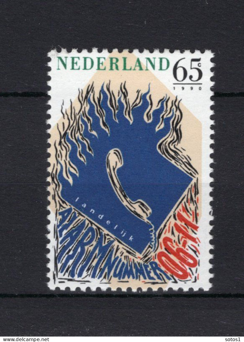 NEDERLAND 1456 MNH 1990 - Landelijk Alarmnummer - Unused Stamps