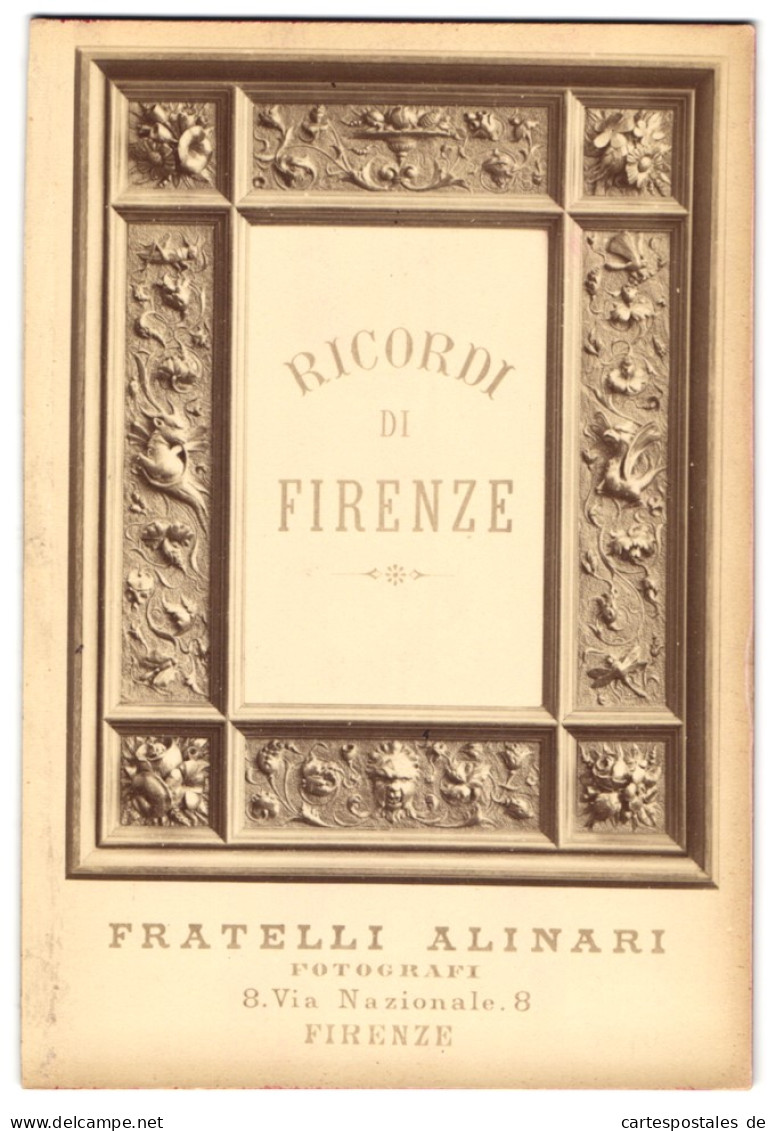 Foto Fratelli Alinari, Firenze, 8. Via Nazionale, Ansicht Firenze, Werbeschild Der Firma Alinari, Werbung  - Places