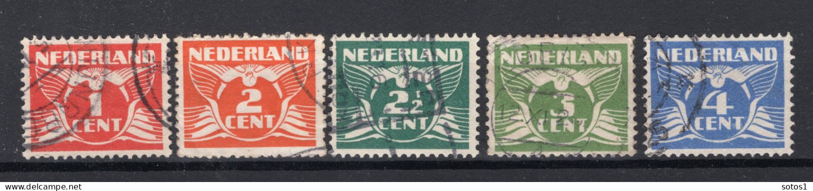 NEDERLAND 144/148 Gestempeld 1924-1925 - Vliegende Duif - Used Stamps