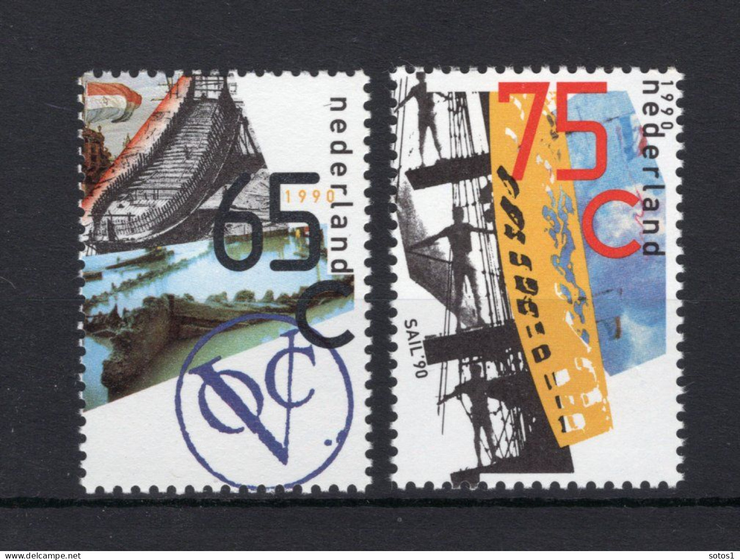 NEDERLAND 1453/1454 MNH 1990 - VOC En Sail Amsterdam - Unused Stamps