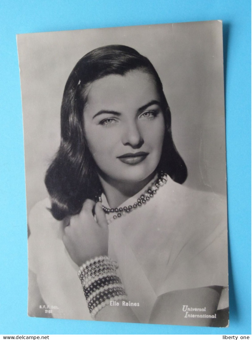 Ella RAINES ( B.F.F. Edit. ) Anno 19?? ( Zie / Voir / See SCANS ) Cinéma / Film ! - Entertainers