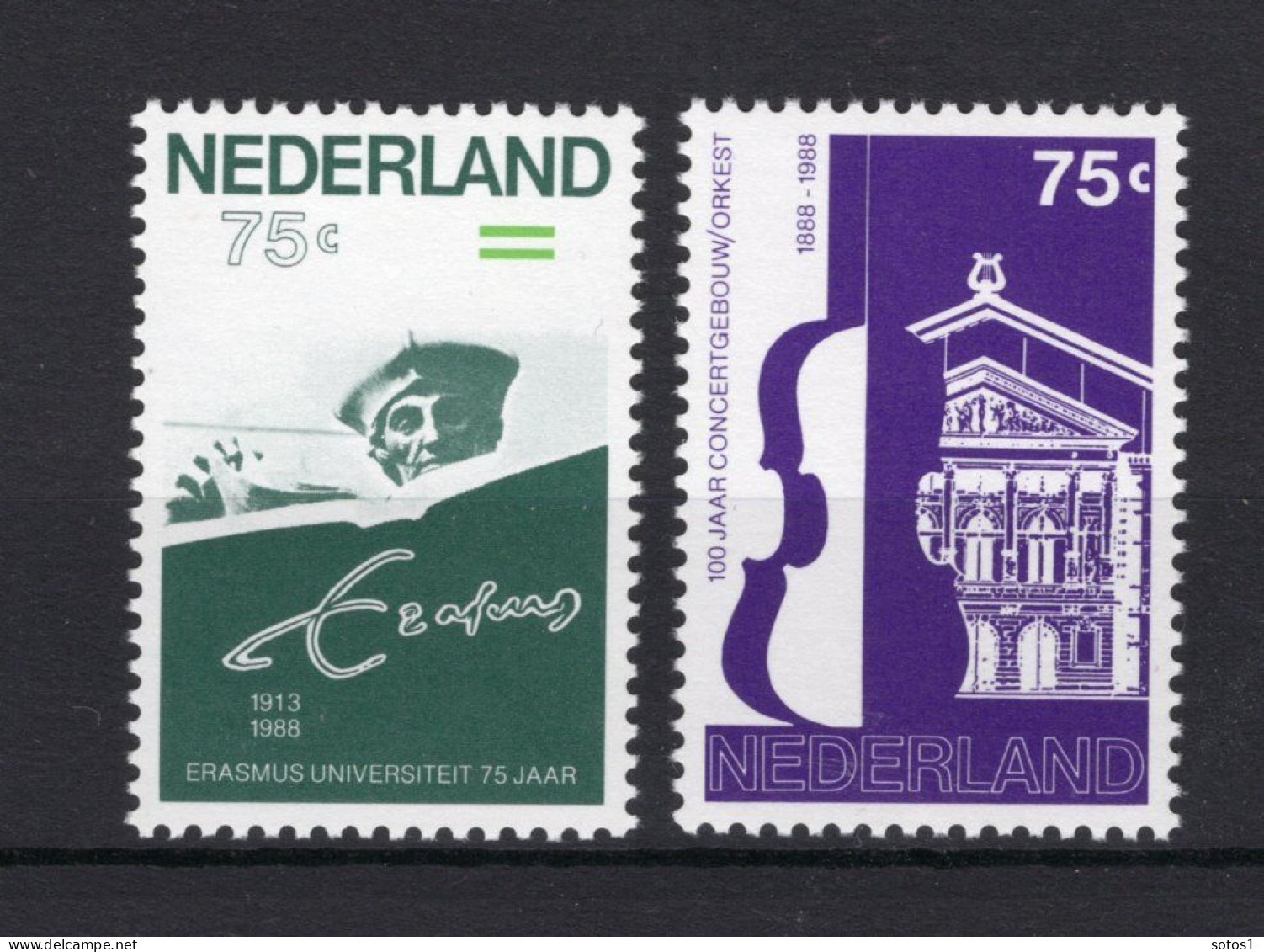 NEDERLAND 1412/1413 MNH 1988 - Gecombineerde Uitgifte -1 - Nuovi