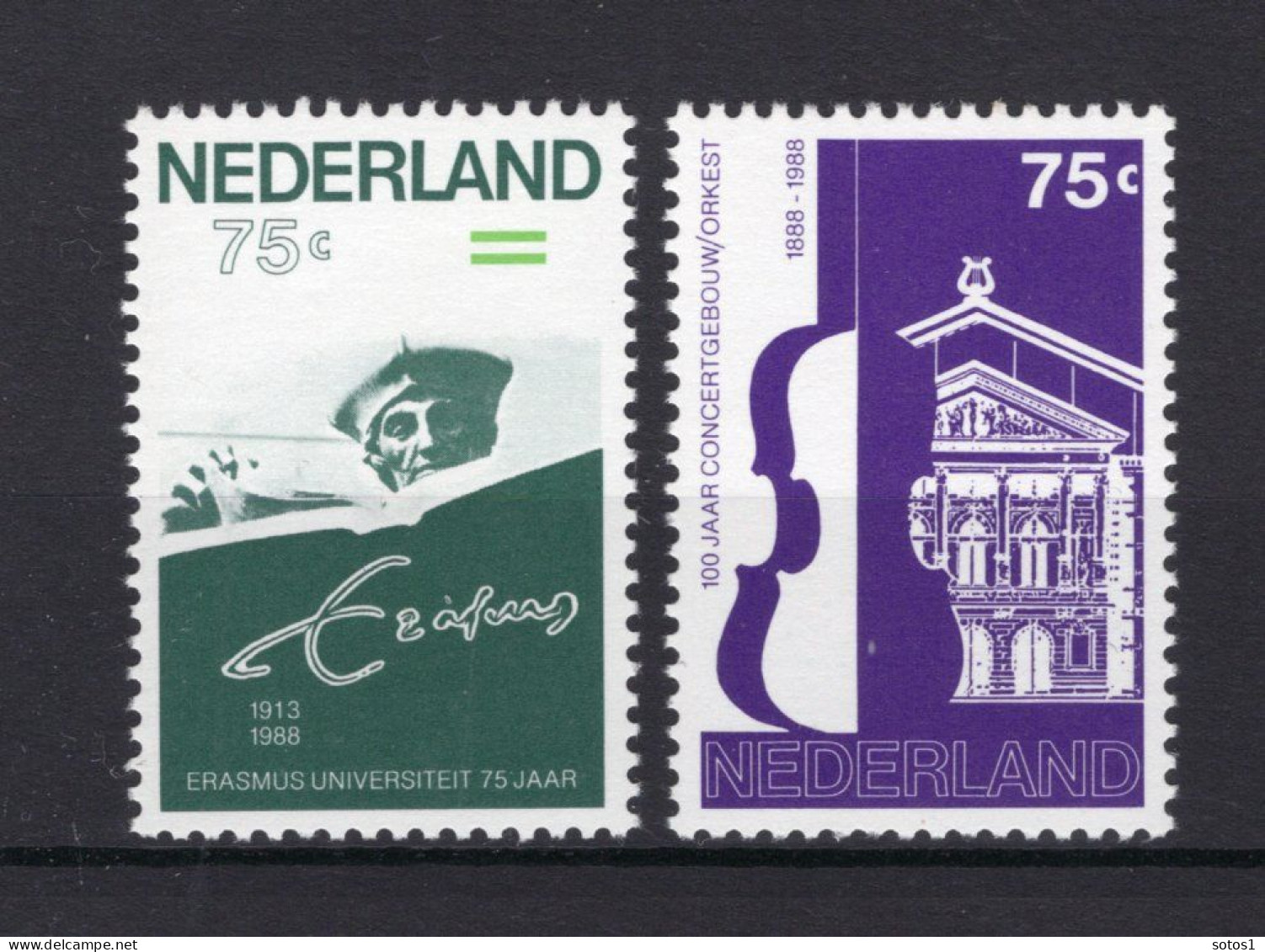 NEDERLAND 1412/1413 MNH 1988 - Gecombineerde Uitgifte - Nuovi