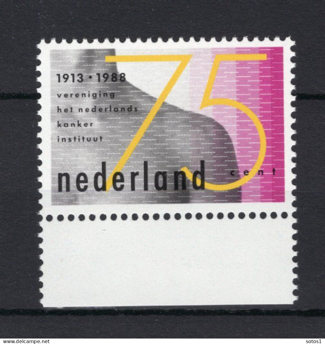 NEDERLAND 1403 MNH 1988 - 75 Jaar Kankerinstituut -1 - Unused Stamps