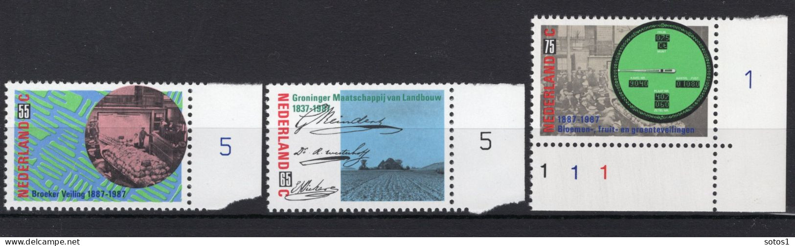 NEDERLAND 1378/1380 MNH 1987 - Gecombineerde Uitgifte -1 - Nuovi