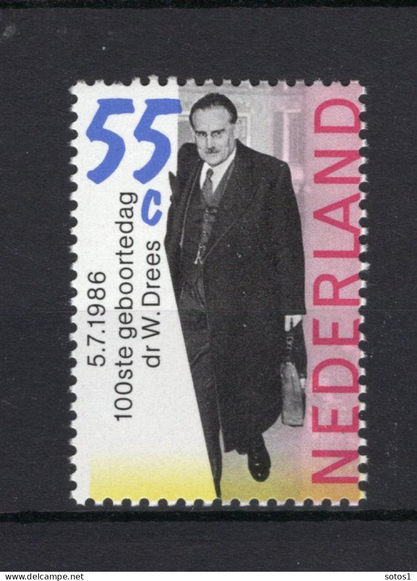 NEDERLAND 1358 MNH 1986 - 100e Geboortedag Dr. W. Drees - Unused Stamps