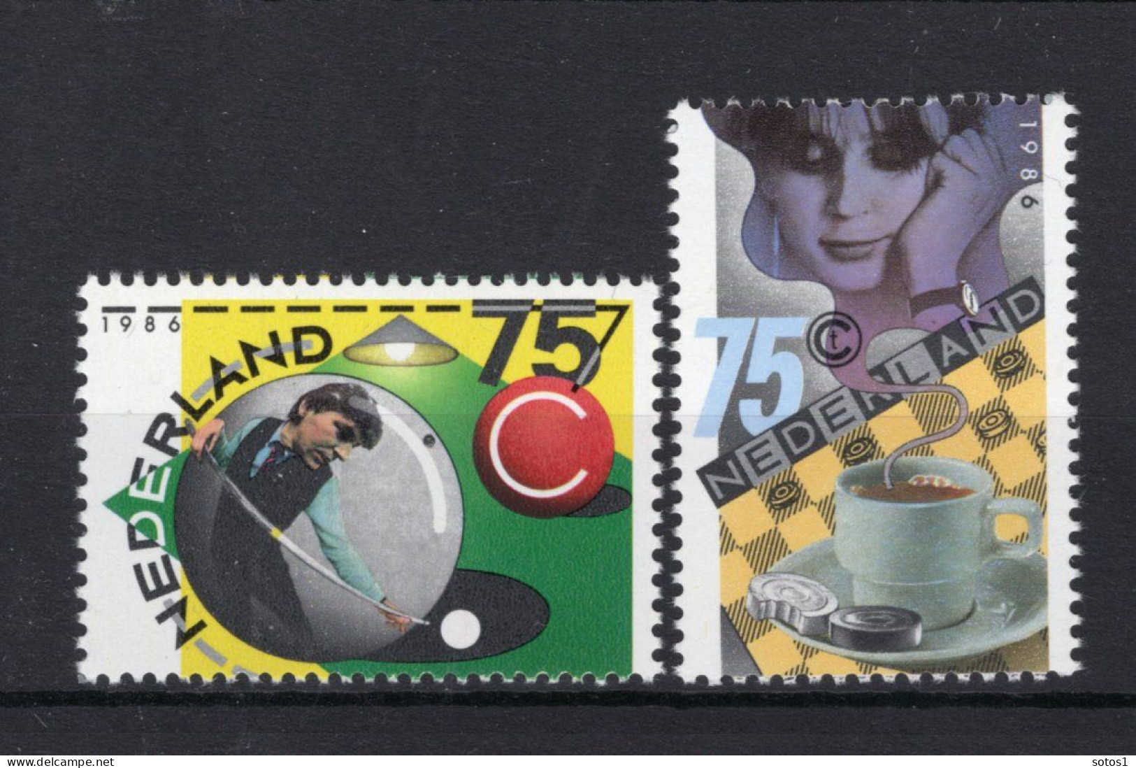 NEDERLAND 1359/1360 MNH 1986 - Sport - Nuovi