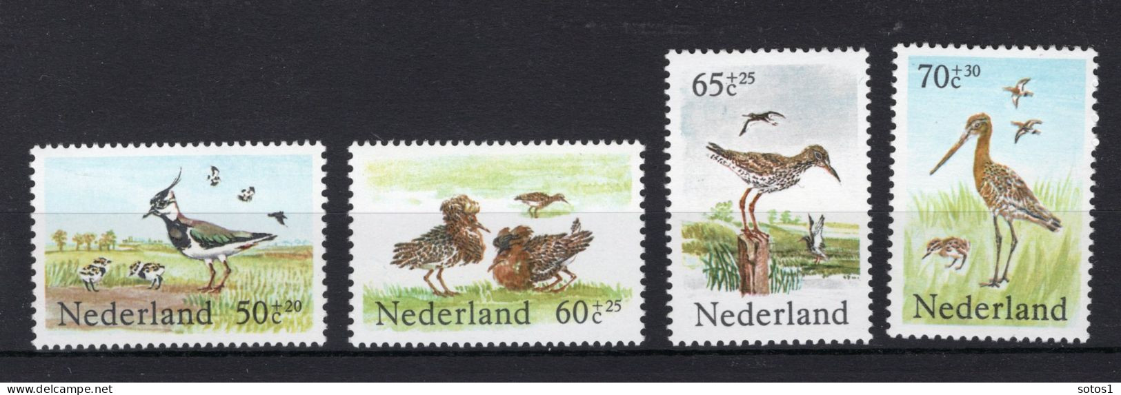 NEDERLAND 1301/1304 MNH 1984 - Zomerzegels, Weidevogels -1 - Unused Stamps
