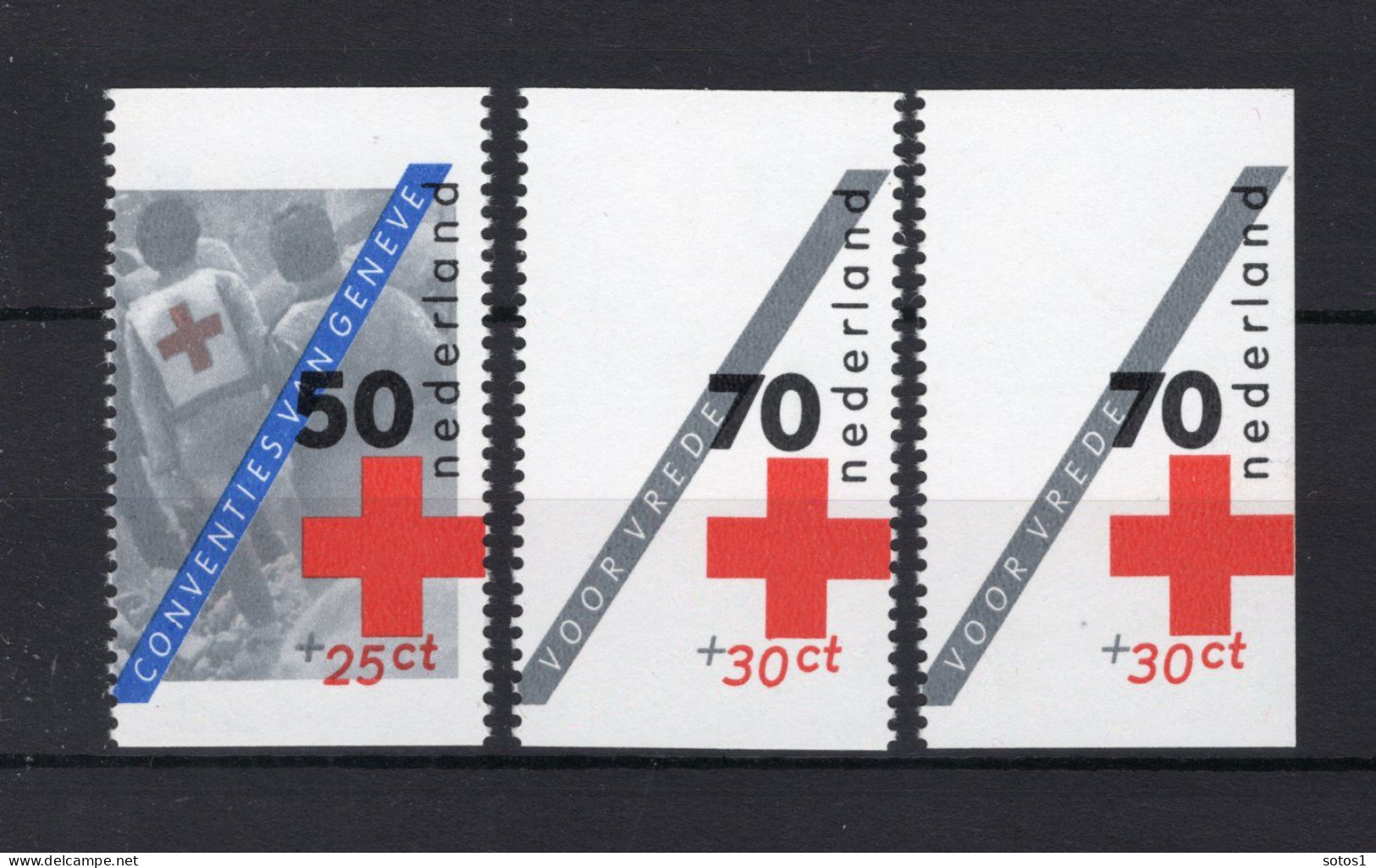 NEDERLAND 1293a/1293c  MNH 1983 - Rode Kruis - Unused Stamps