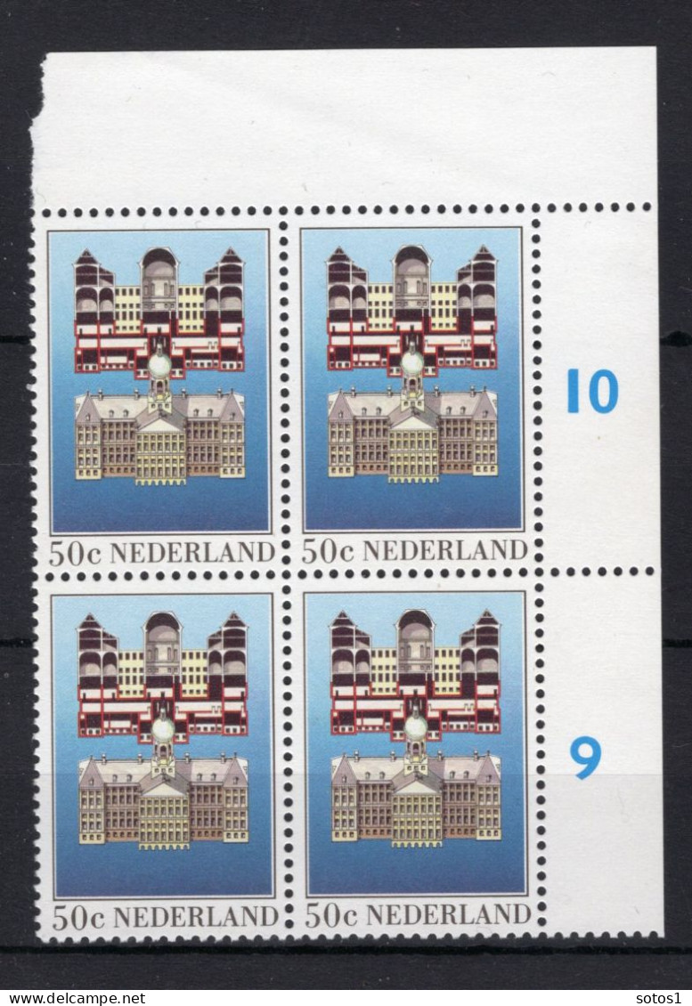 NEDERLAND 1273 MNH 1982 - Paleis Op De Dam (4 Stuks) - Neufs