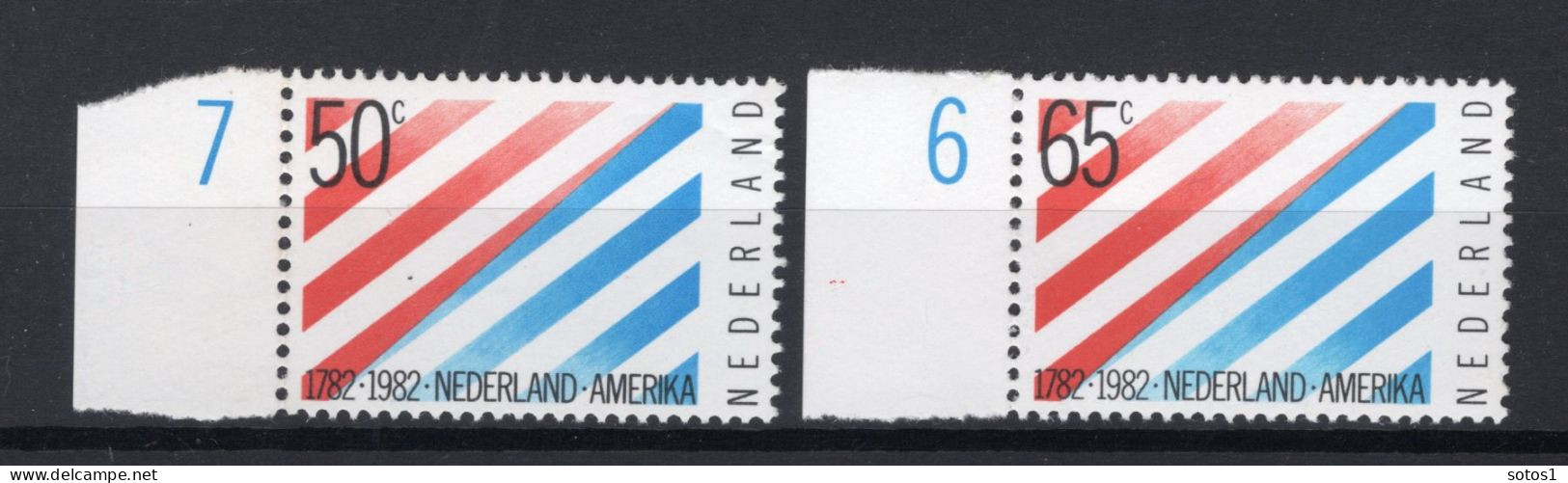 NEDERLAND 1266/1267 MNH 1982 - 200 Jaar Betrekkingen Nederland-U.S.A. -1 - Ongebruikt