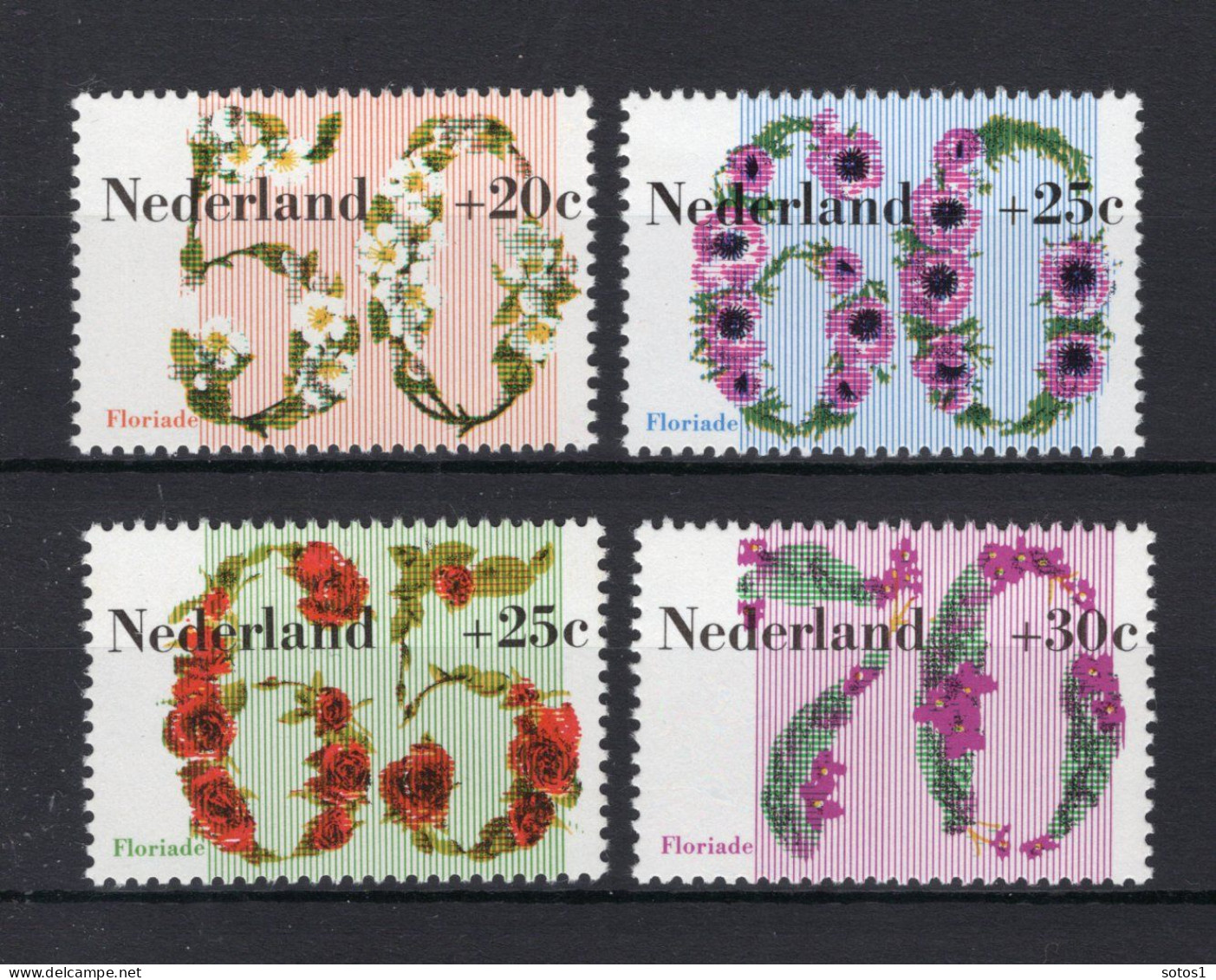 NEDERLAND 1262/1265 MNH 1982 - Zomerzegels, Floriade - Unused Stamps