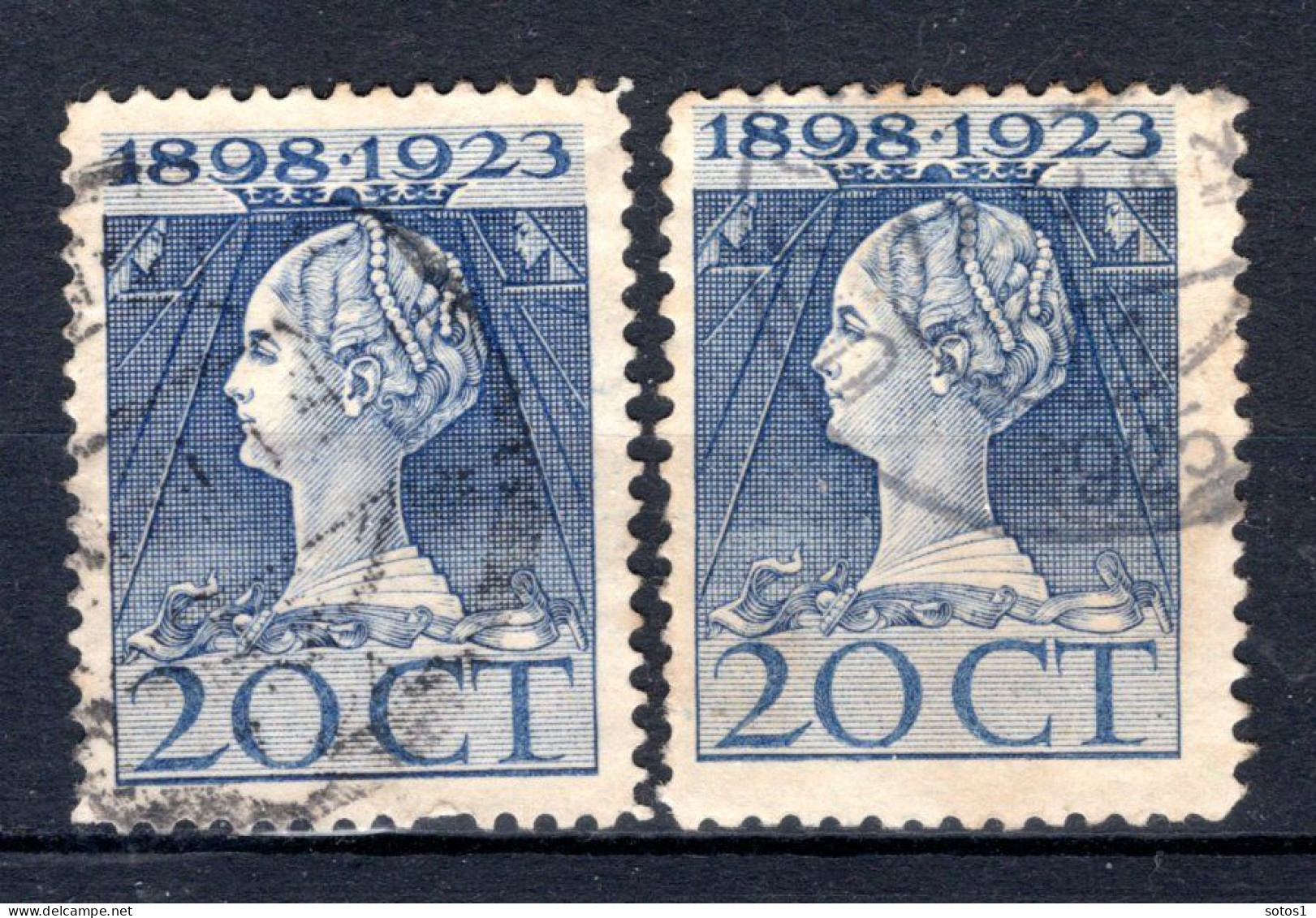 NEDERLAND 125° Gestempeld 1923 - 25 Jarig Regeringsjubileum  - Used Stamps