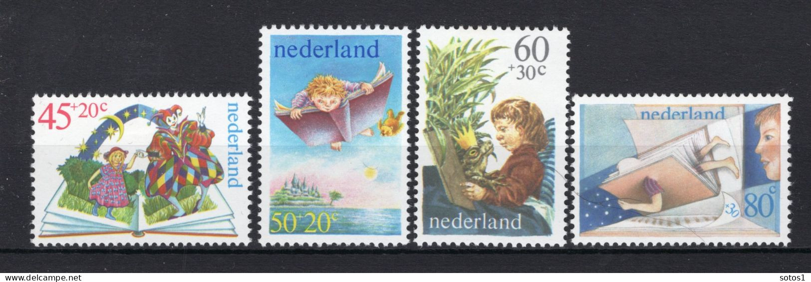 NEDERLAND 1210/1213 MNH 1980 - Kinderzegels, Kinderen En Boeken -1 - Nuovi