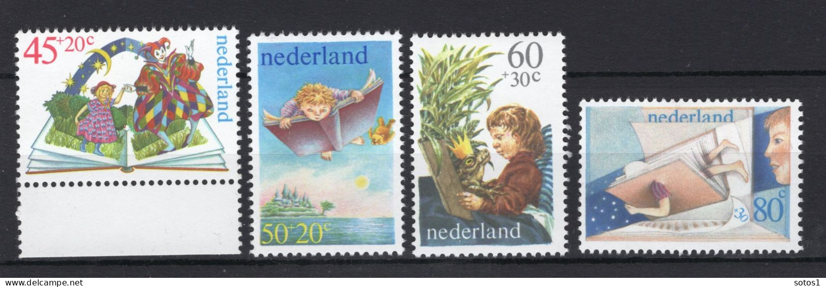 NEDERLAND 1210/1213 MNH 1980 - Kinderzegels, Kinderen En Boeken - Nuovi