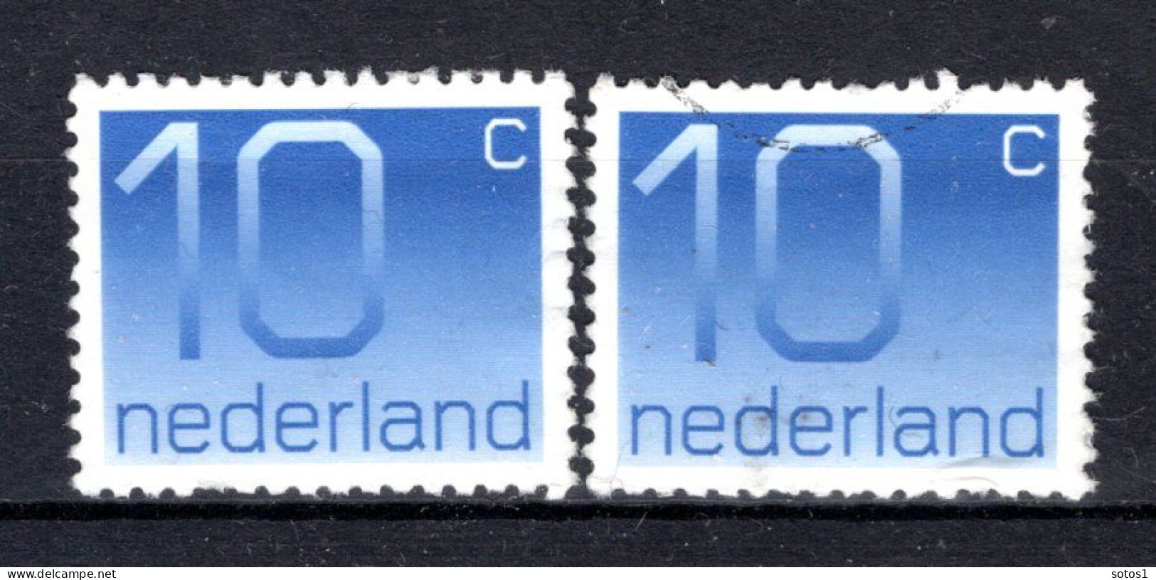 NEDERLAND 1109° Gestempeld 1976 - Cijferserie - Oblitérés