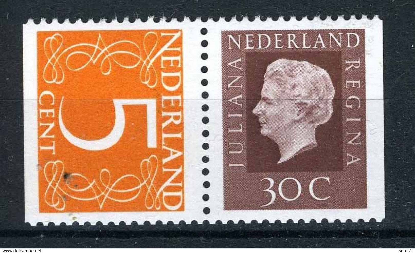 NEDERLAND C100 MNH 1975 - Combinaties Postzegelboekje PB17 - Carnets Et Roulettes