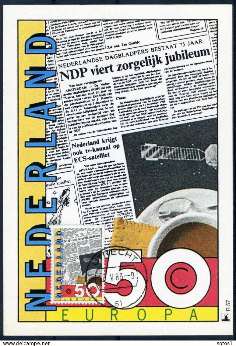 NEDERLAND BRIEFKAART Europa - Cept FDC 17/05/1983 (2 Stuks) - Brieven En Documenten