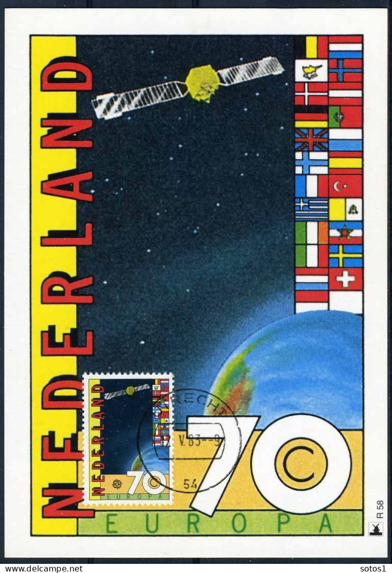 NEDERLAND BRIEFKAART Europa - Cept FDC 17/05/1983 (2 Stuks) - Brieven En Documenten