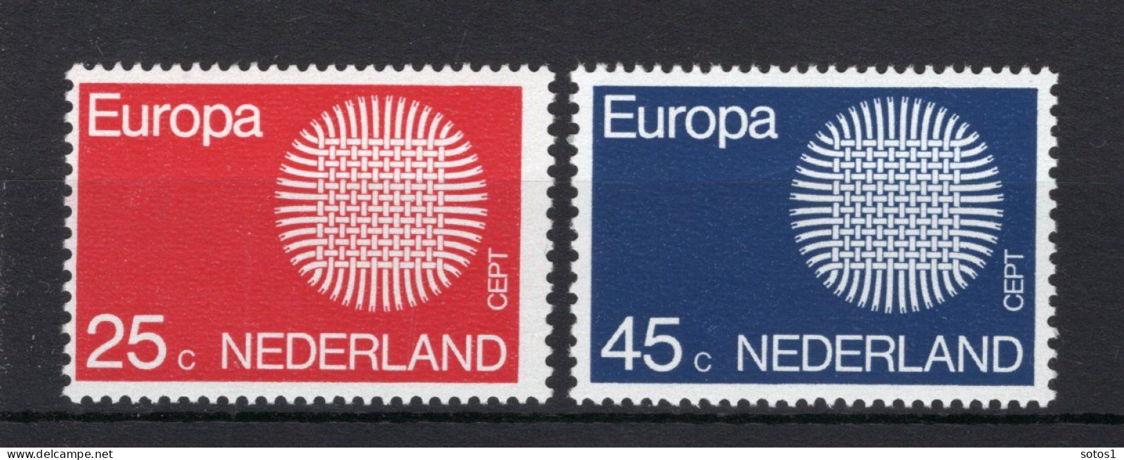 NEDERLAND 971/972 MNH 1970 - Europa-CEPT - Neufs