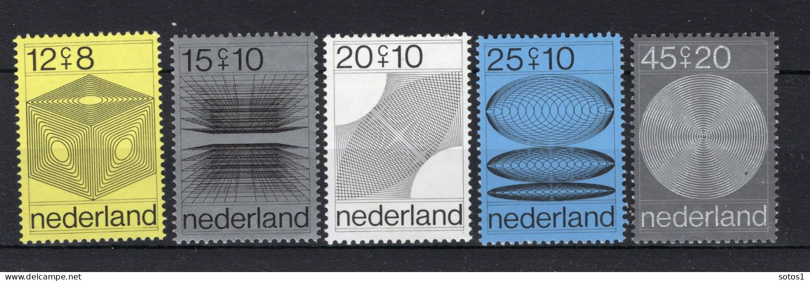 NEDERLAND 965/969 MNH 1970 - Zomerzegels, Computerontwerpen - Neufs