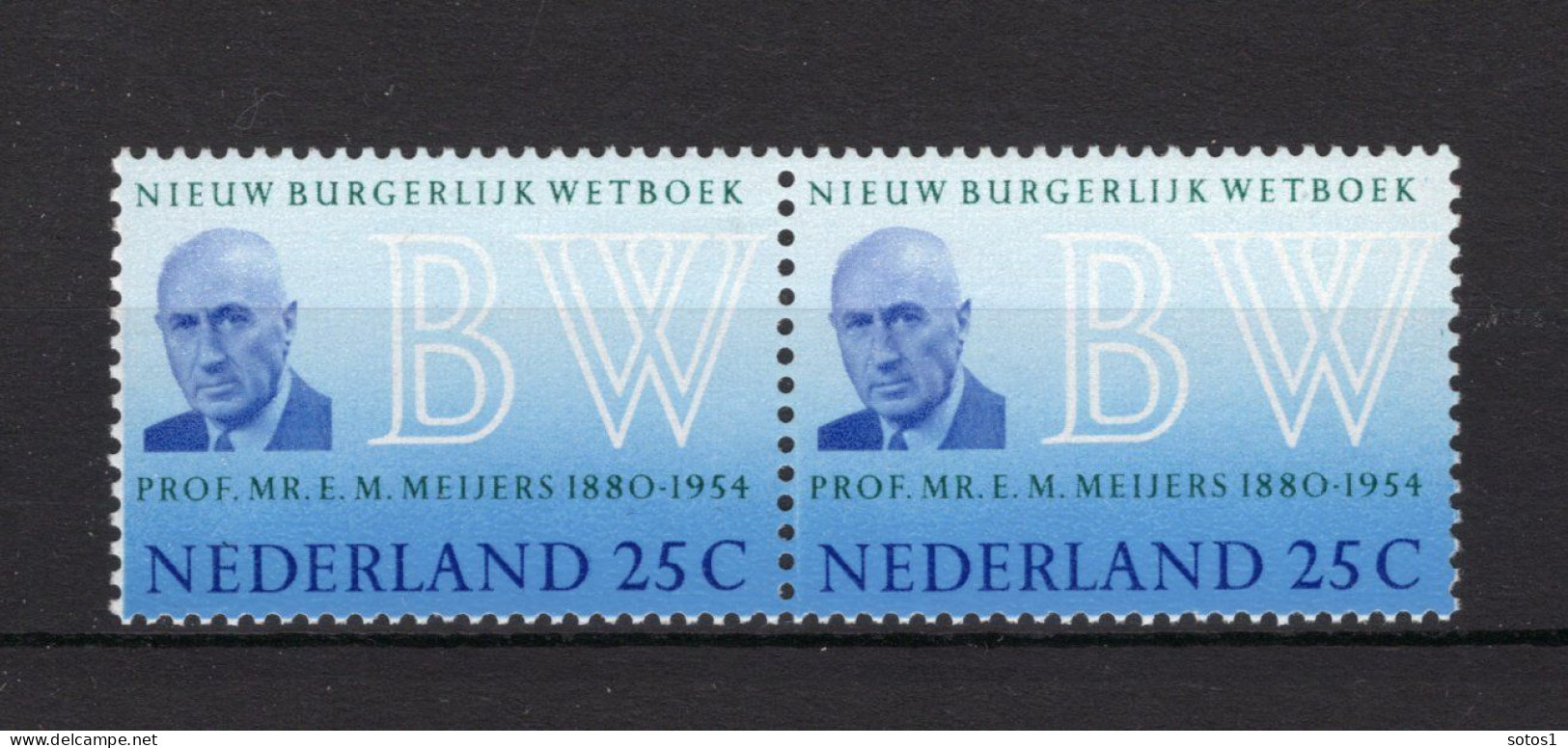 NEDERLAND 963 MNH 1970 - Nieuw Burgerlijk Wetboek (2 Stuks) - Unused Stamps